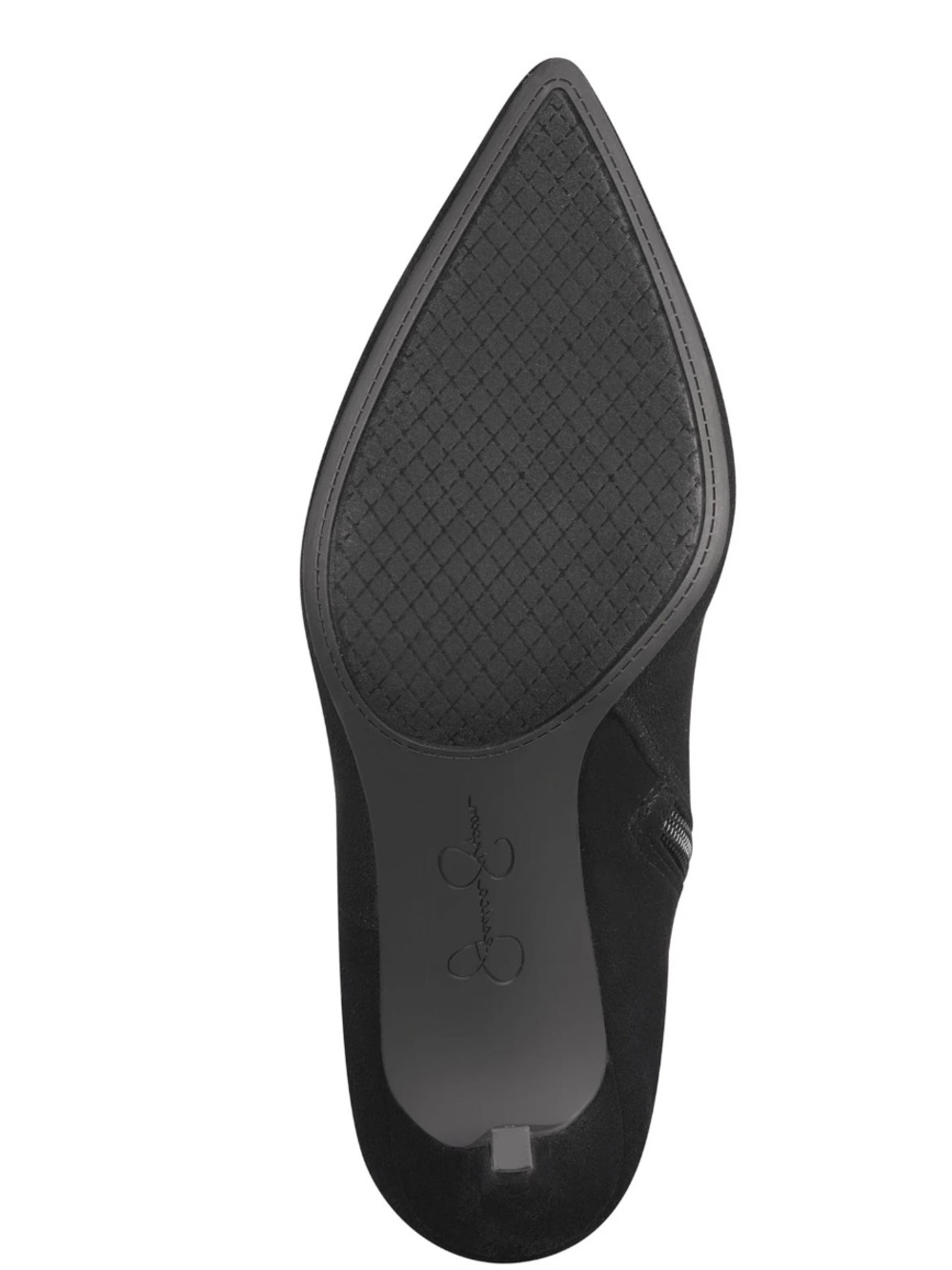 BRAND NEW JESSICA SIMPSON Black Cushioned Abrine Pointed Toe Stiletto Boots 8M - Picture 3 of 3